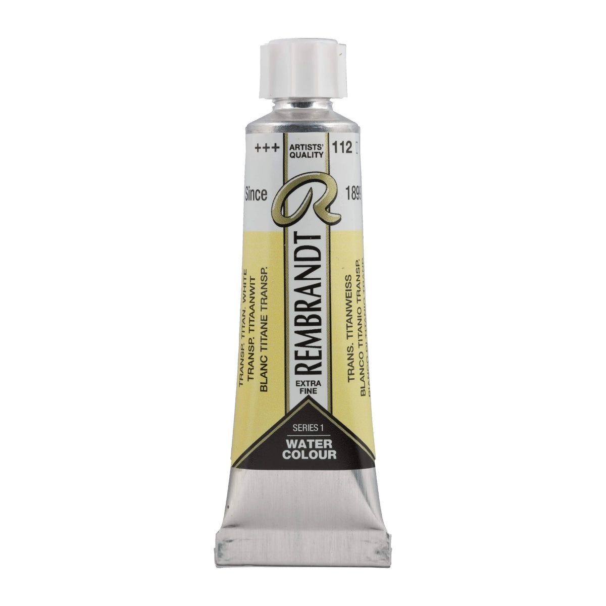 Rembrandt Aquarellfarbe Tube 10 ml Transparenttitanweiß 112 - Kidis Art