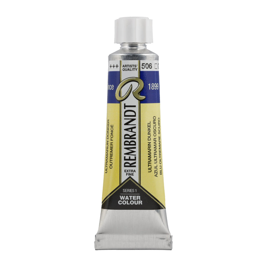 Rembrandt Aquarellfarbe Tube 10 ml Ultramarin Dunkel 506