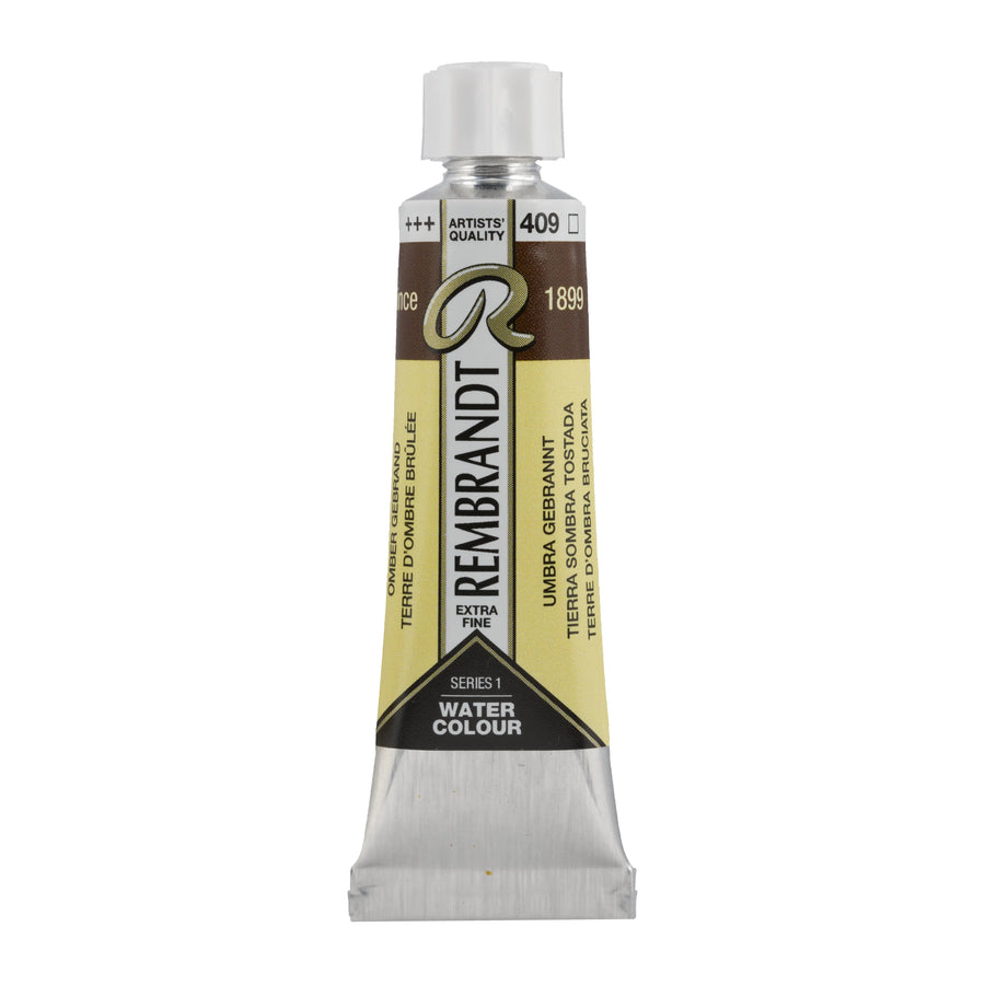 Rembrandt Aquarellfarbe Tube 10 ml Umbra Gebrannt 409