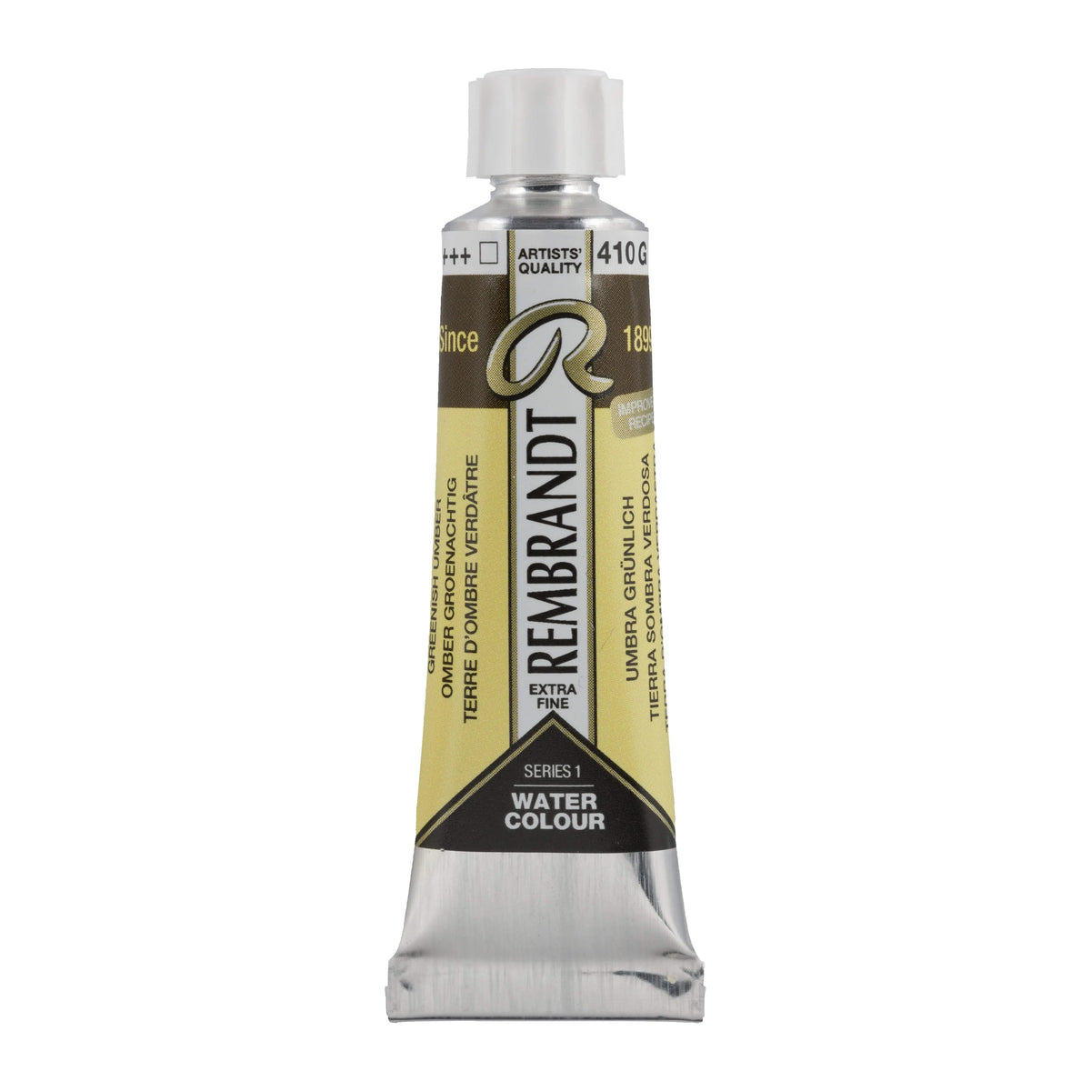 Rembrandt Aquarellfarbe Tube 10 ml Umbra Grünlich 410 - Kidis Art