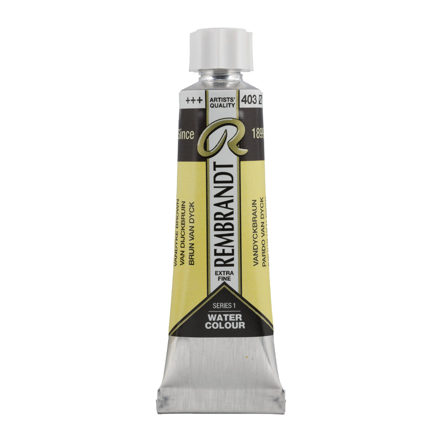 Rembrandt Aquarellfarbe Tube 10 ml Vandyckbraun 403
