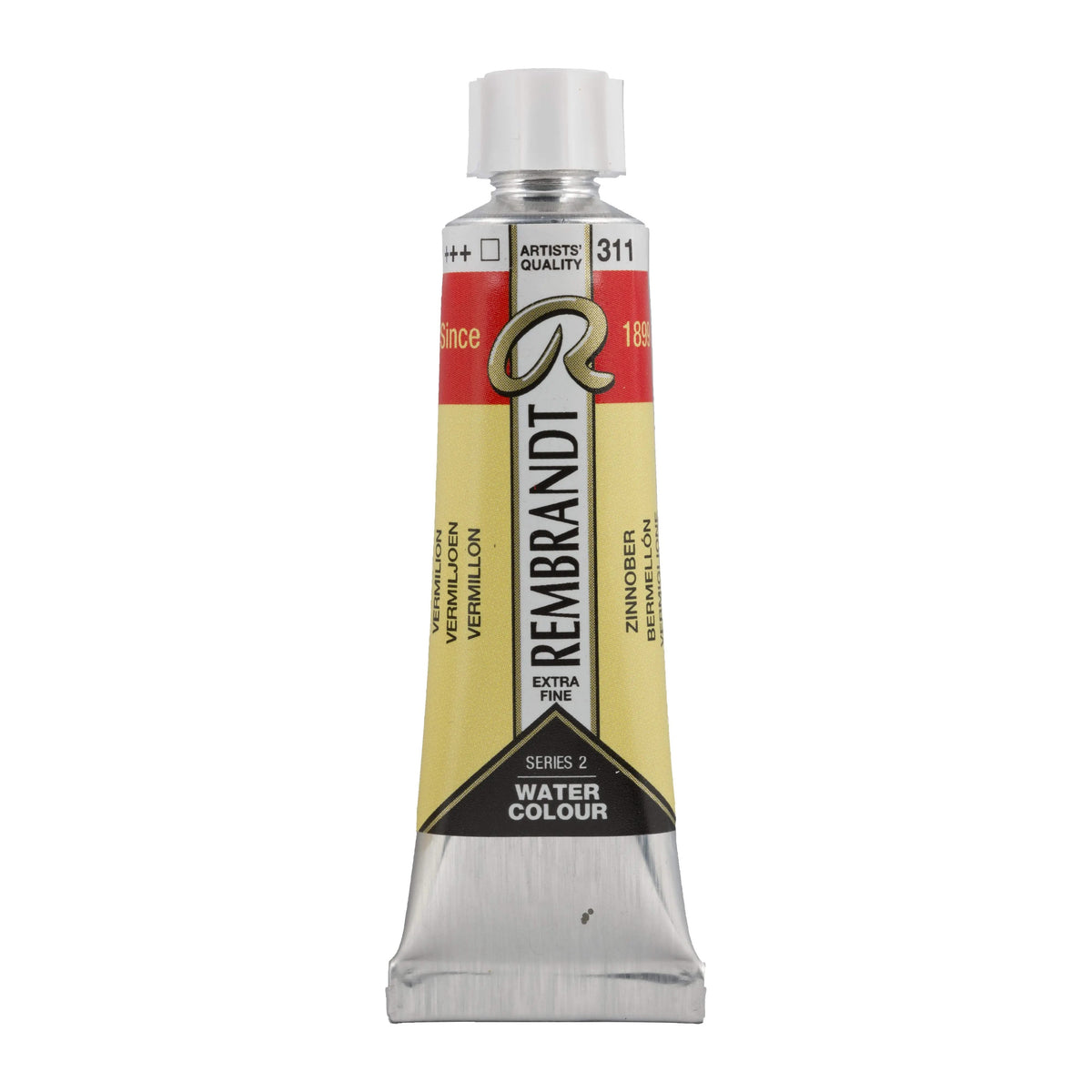 Rembrandt Aquarellfarbe Tube 10 ml Zinnober 311 - Kidis Art