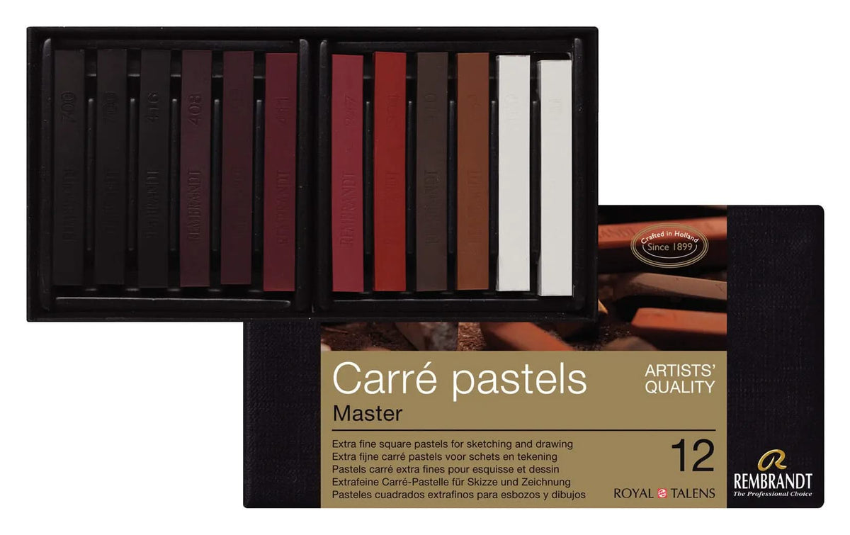 Rembrandt Set Carré Pastelle | 12 Farben - Kidis Art