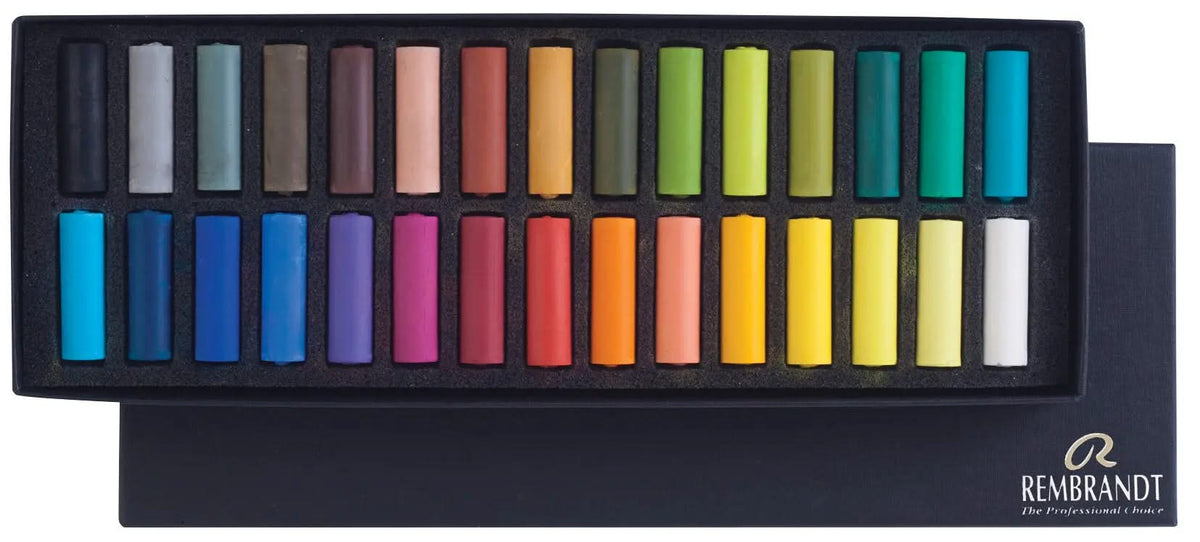 Rembrandt Set weiche Pastelle, 30 Pastelle in halber Größe - Kidis Art