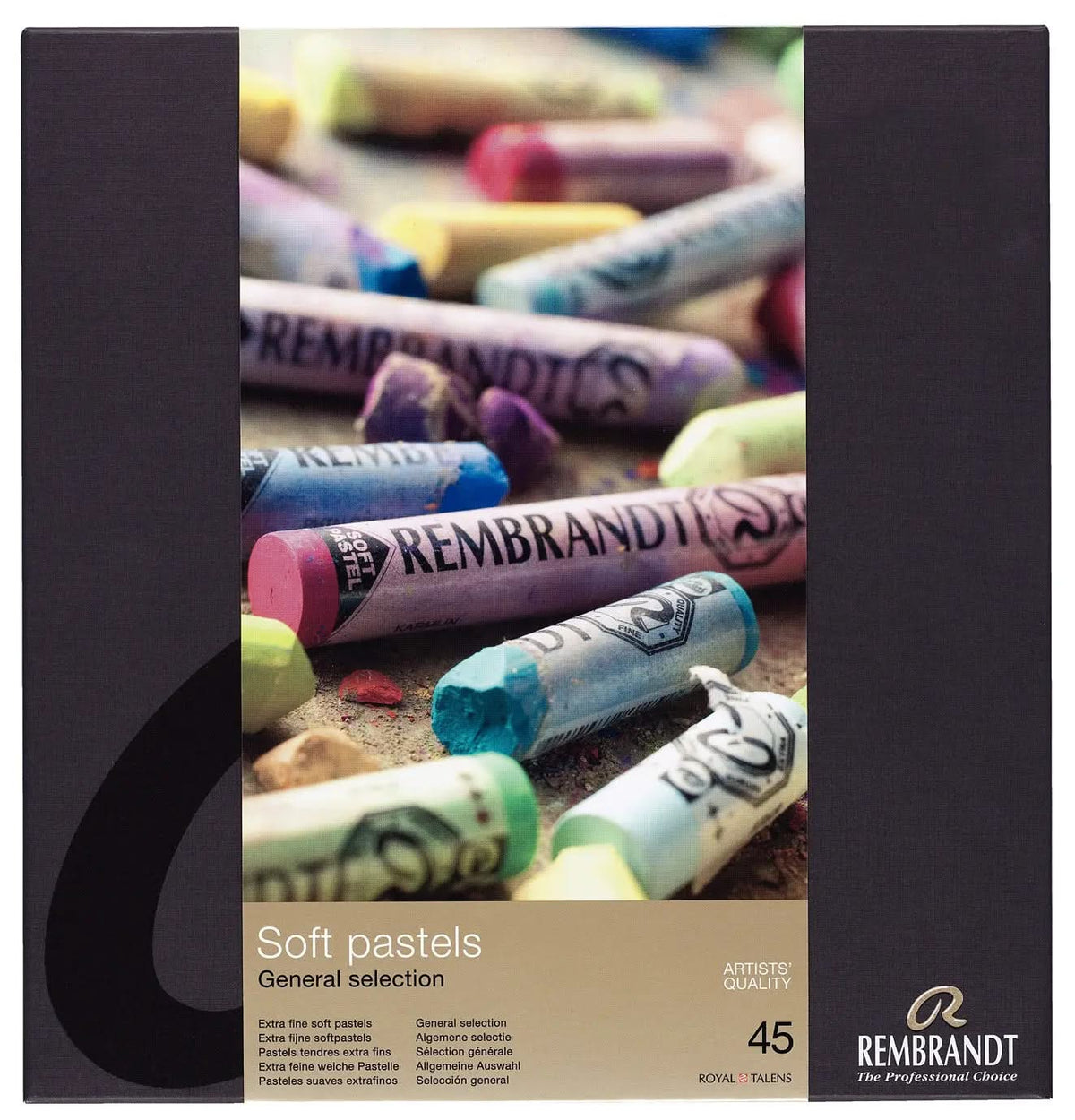 Rembrandt Set weiche Pastelle, 45 ganze Pastelle - Kidis Art