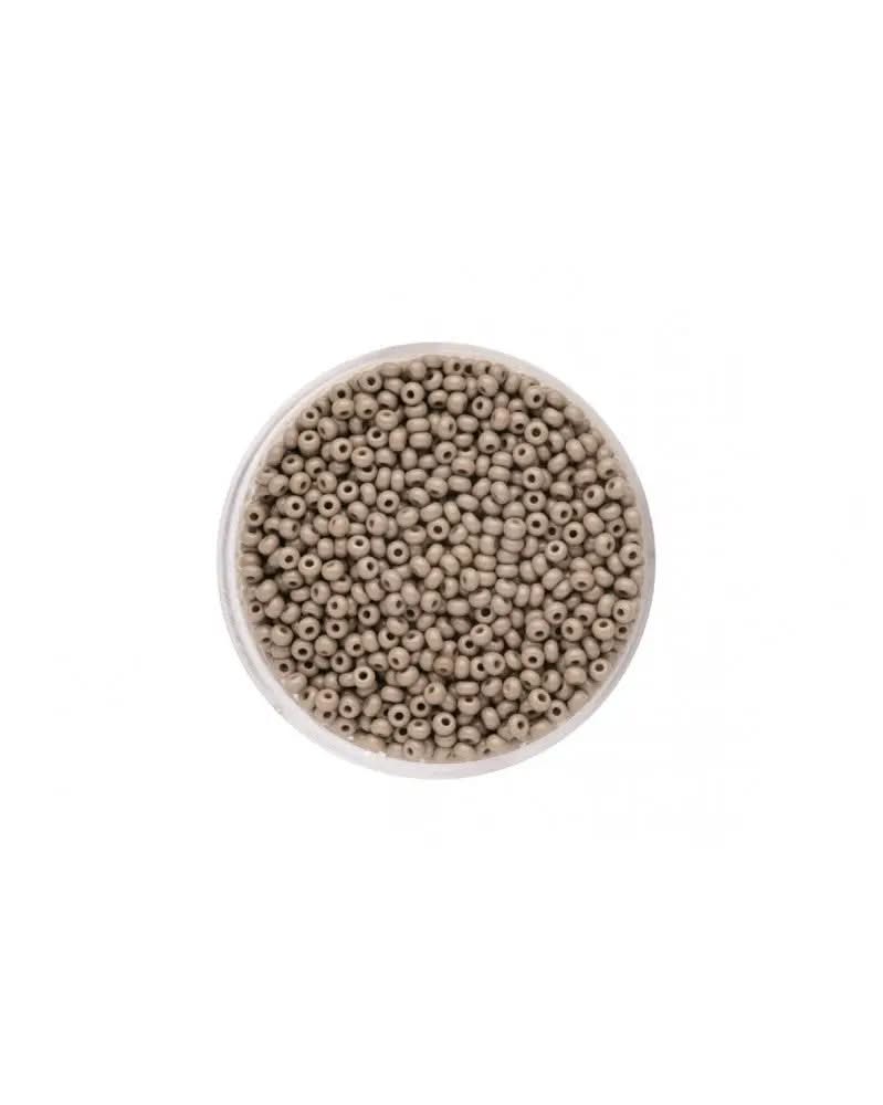 Rocailles 2,0mm opak grau - Kidis Art