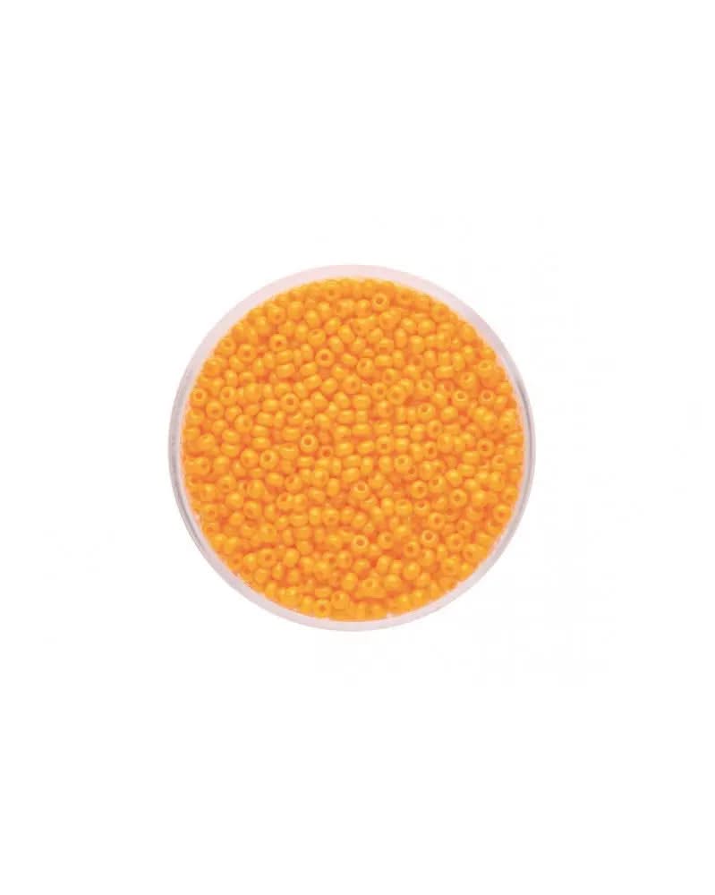 Rocailles 2,0mm opak orange - Kidis Art