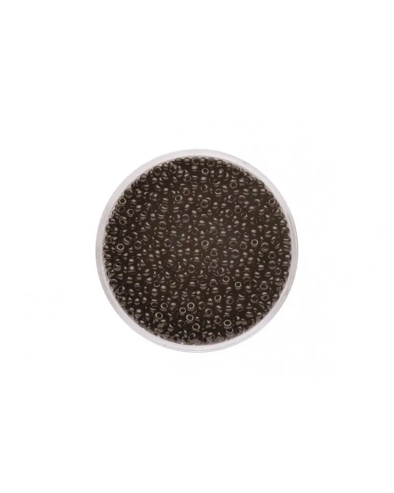 Rocailles 2,0mm opak schwarz
