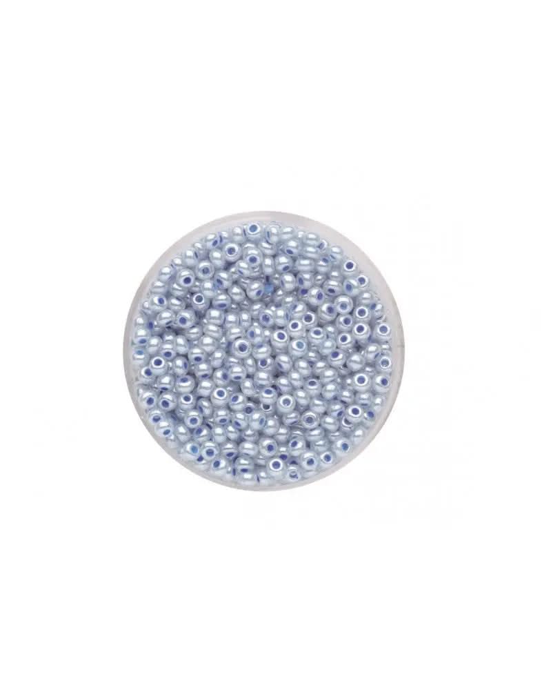 Rocailles 2,6mm Wachs blau - Kidis Art