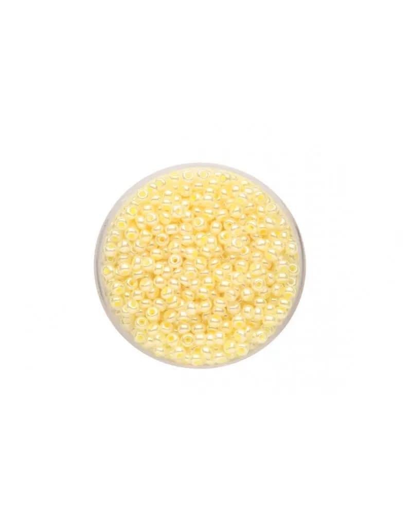 Rocailles 2,6mm Wachs gelb - Kidis Art