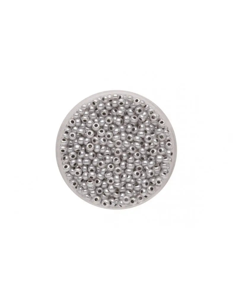 Rocailles 2,6mm Wachs grau