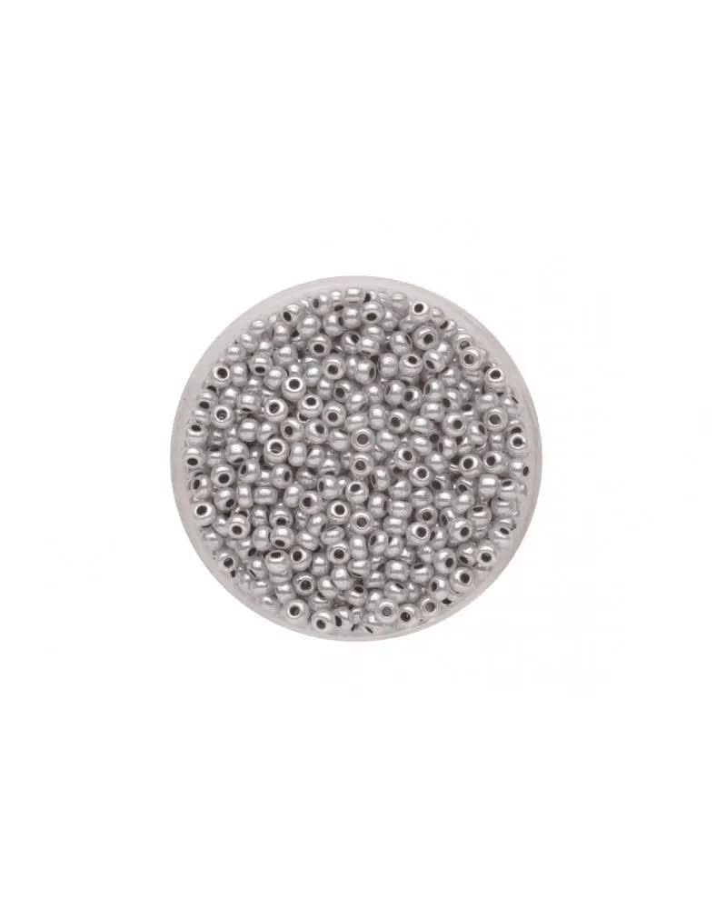Rocailles 2,6mm Wachs grau - Kidis Art