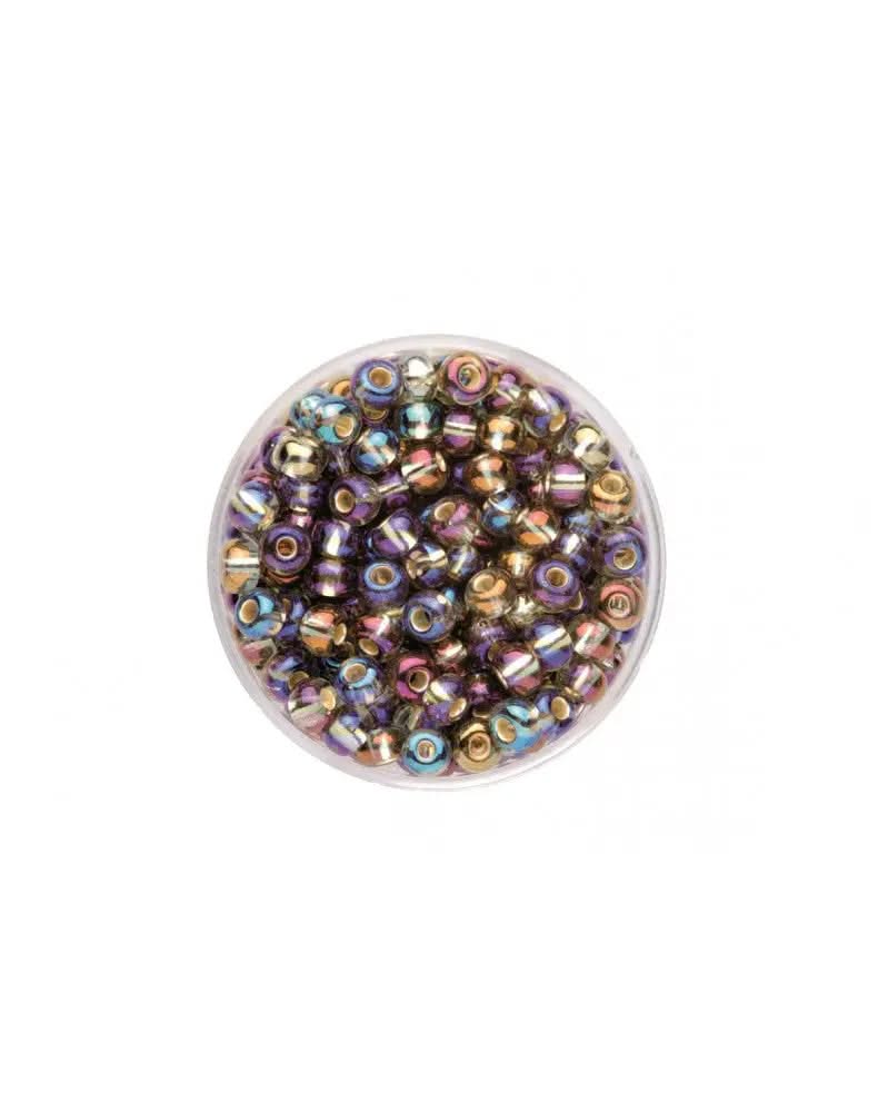 Rocailles 4,5mm 17g grau AB - Kidis Art