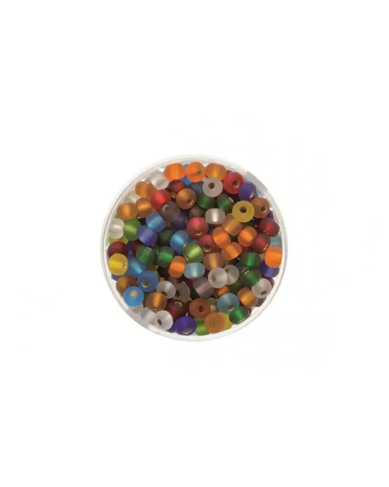 Rocailles 4,5mm 17g mix matt - Kidis Art
