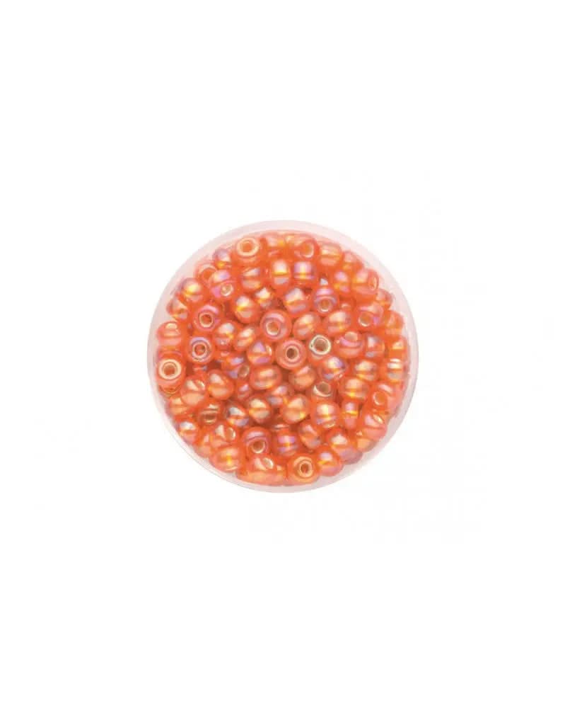 Rocailles 4,5mm 17g orange AB - Kidis Art