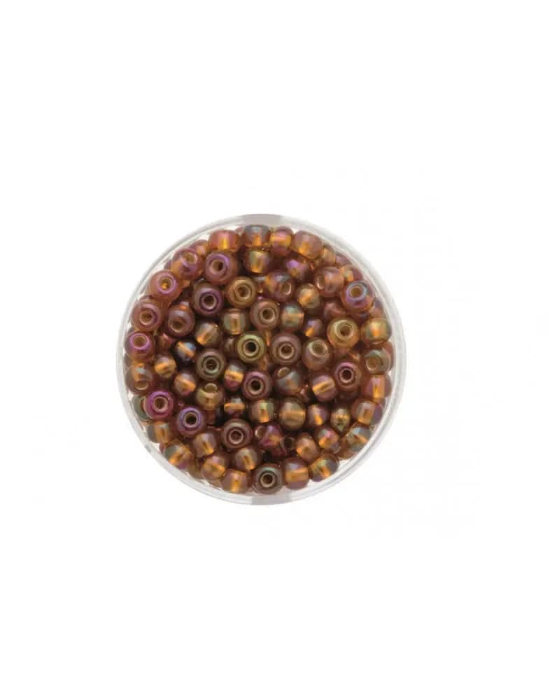 Rocailles 4,5mm 17g topas AB - Kidis Art