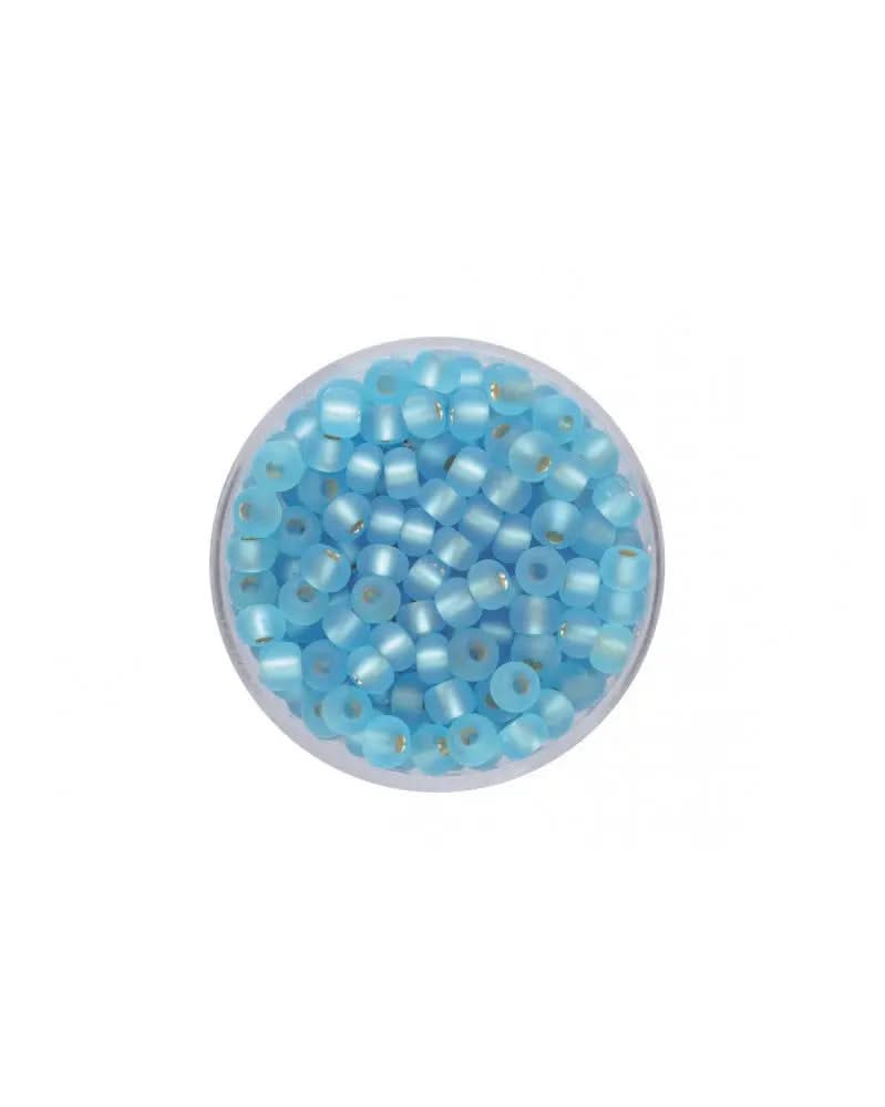 Rocailles 4,5mm Silbereinzug - Kidis Art