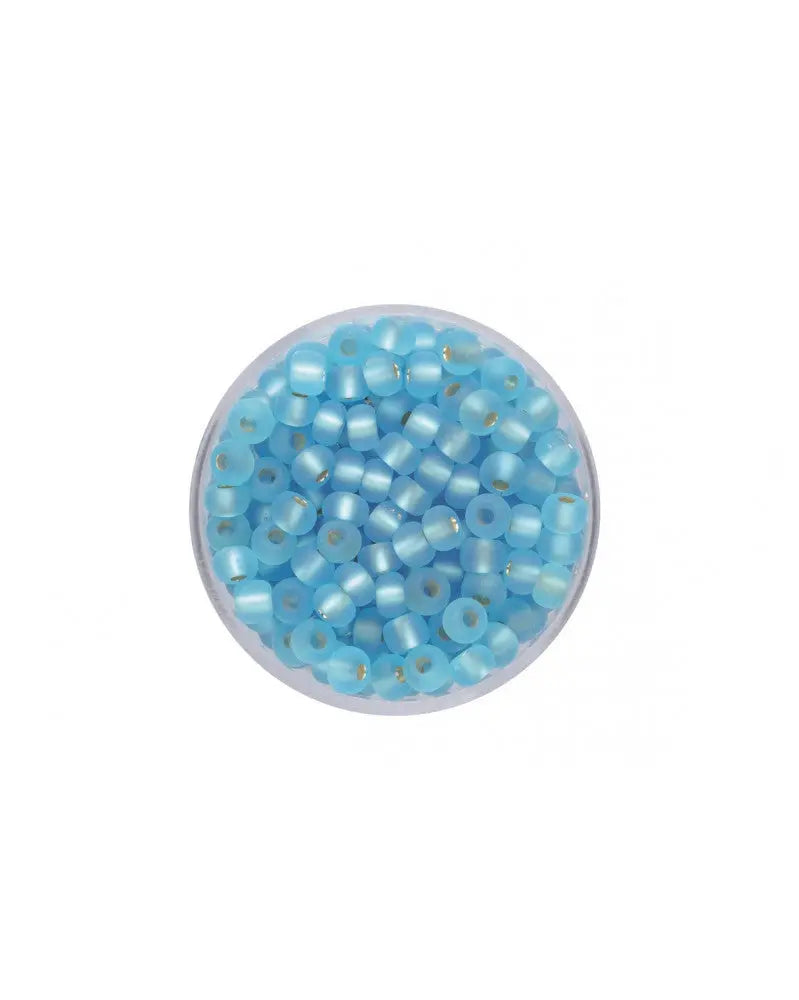 Rocailles 4,5mm Silbereinzug