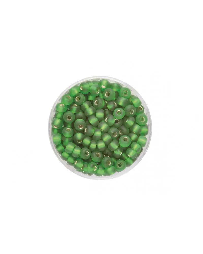 Rocailles 4,5mm Silbereinzug