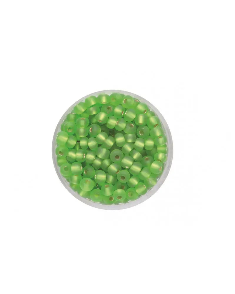 Rocailles 4,5mm Silbereinzug