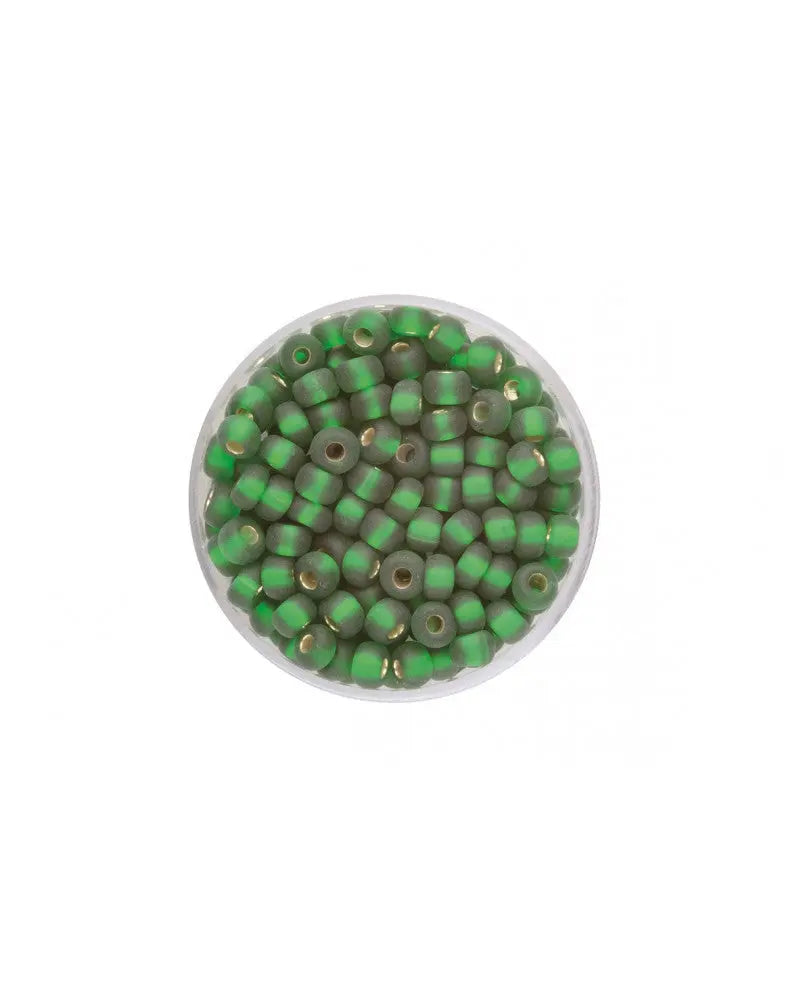 Rocailles 4,5mm Silbereinzug