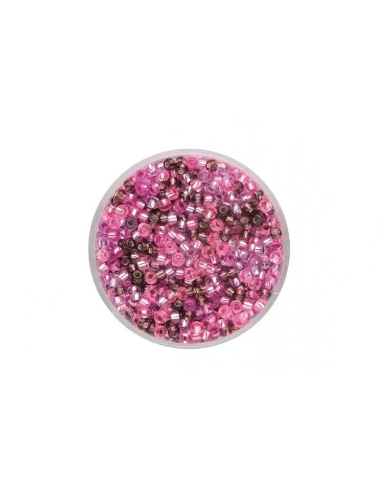 Rocailles Mix 2,6mm Silbereinz - Kidis Art