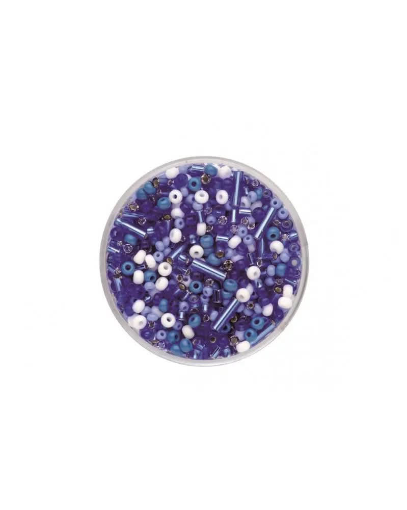 Rocailles Mix mittelblau - Kidis Art