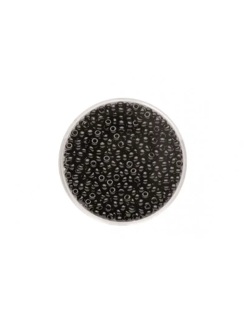 Rocailles satt schwarz - Kidis Art