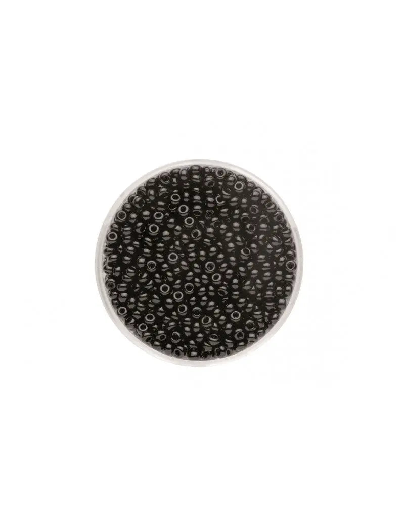 Rocailles satt schwarz