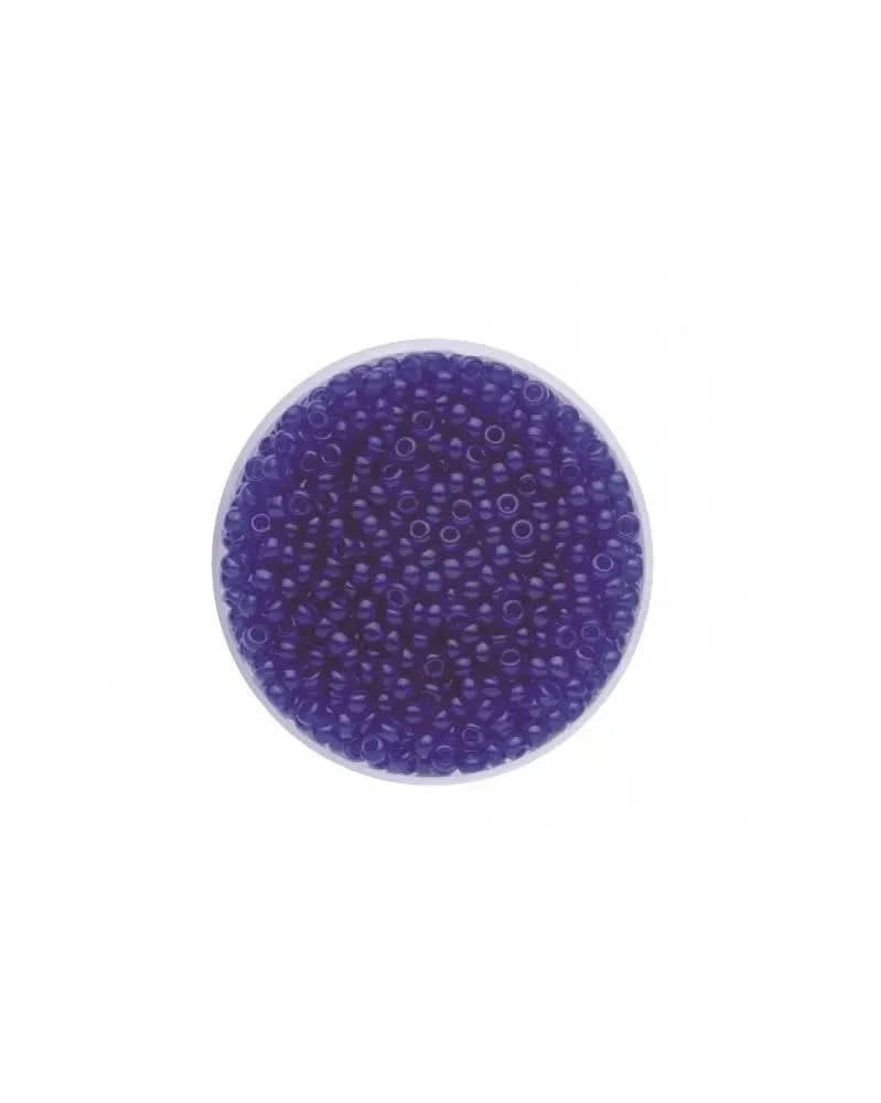 Rocailles transp. lapis - Kidis Art