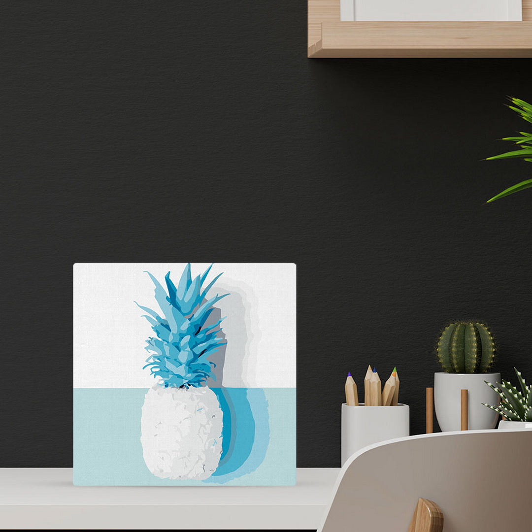 Mini Malen nach Zahlen mit Rahmen 20x20cm - Ananas - Kidis Art