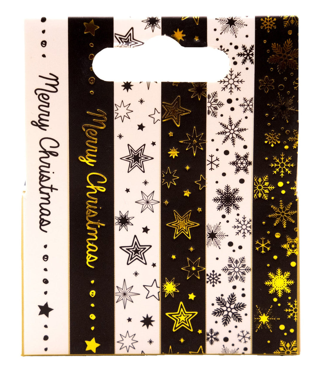 Washi tape Black/white Gold Essentials
