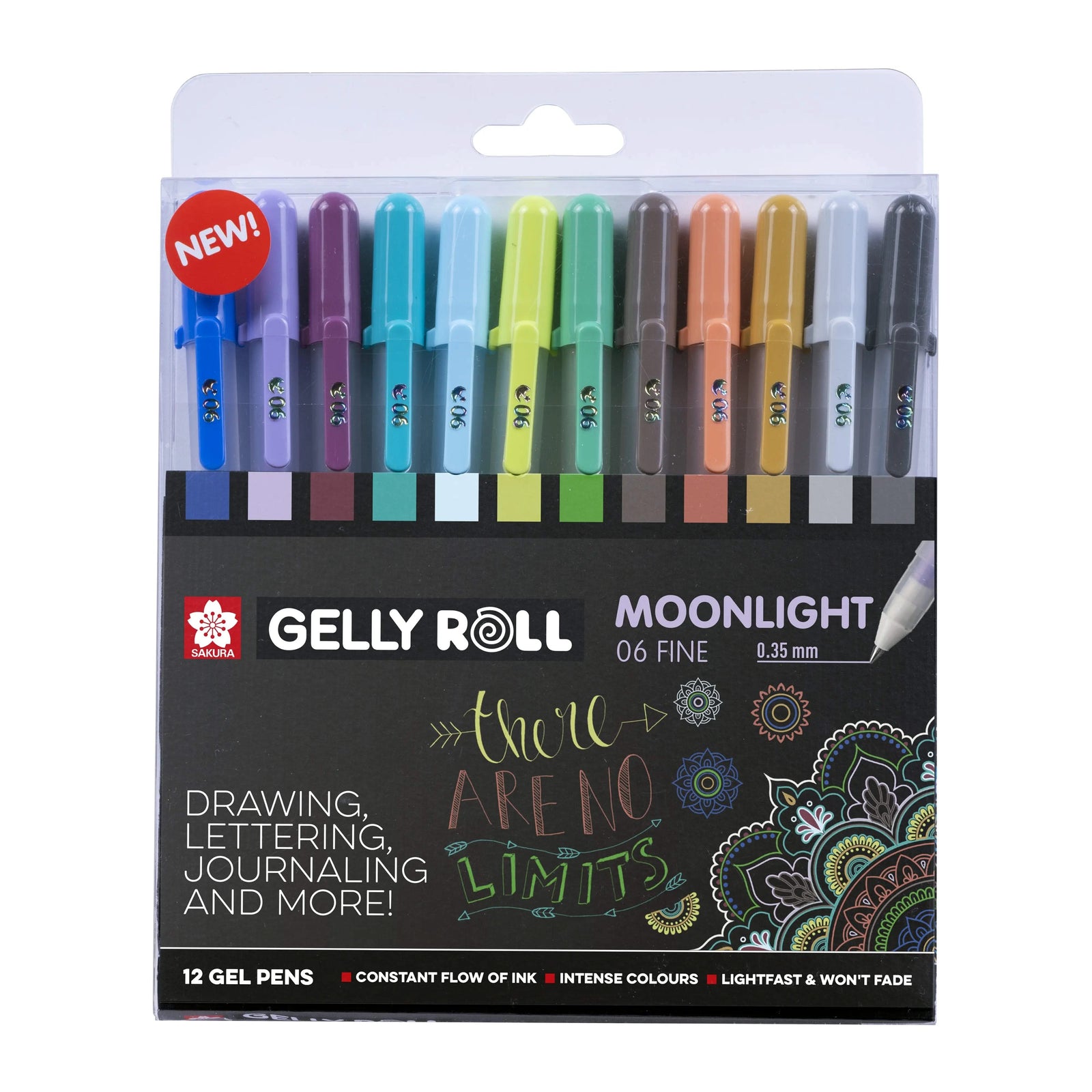 Sakura Einzigartige Kollektion mit 12 Gelly Roll Moonlight 06, Cosmos - Kidis Art