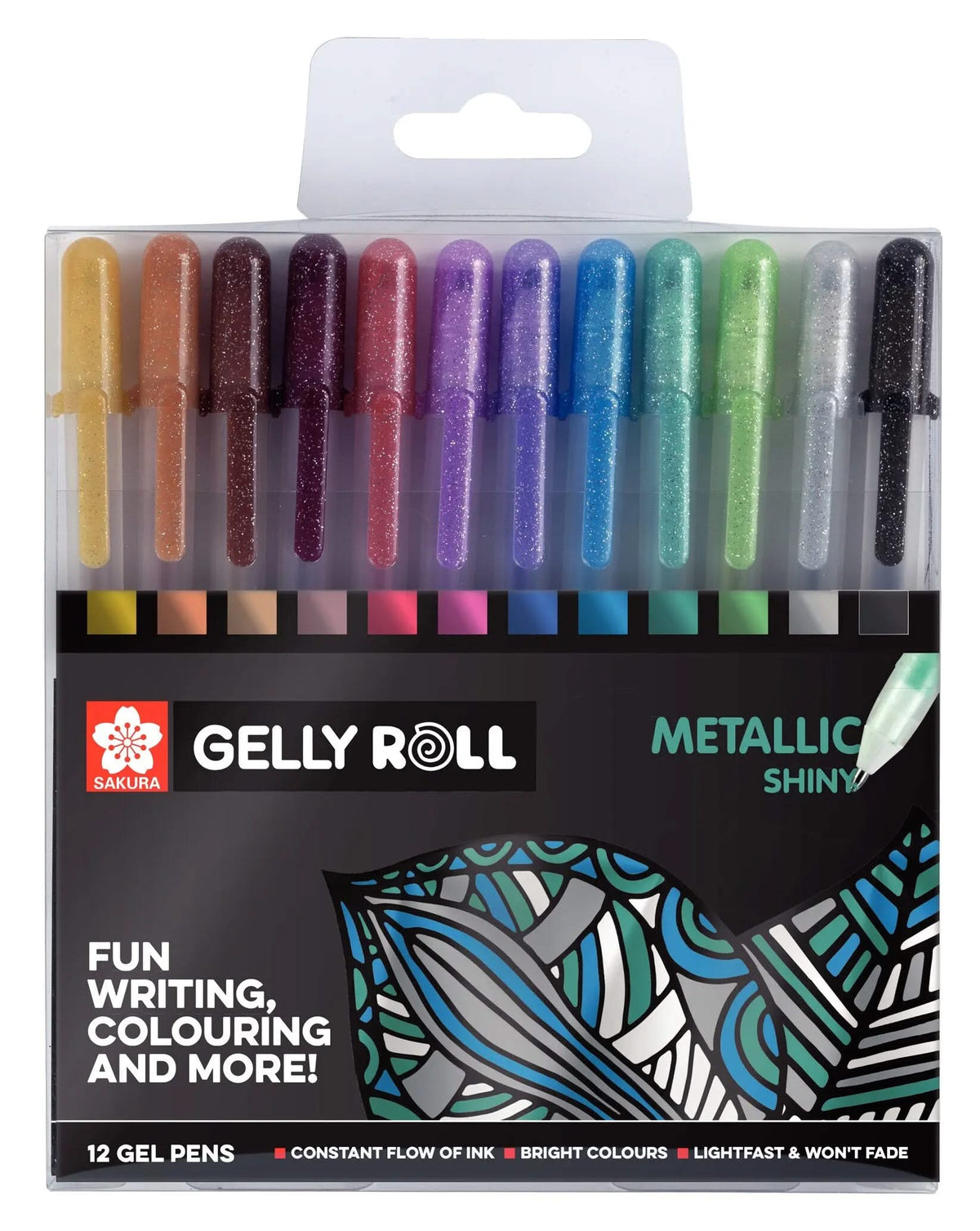Sakura Einzigartige Kollektion mit 12 Gelly Rolls Metallic - Kidis Art