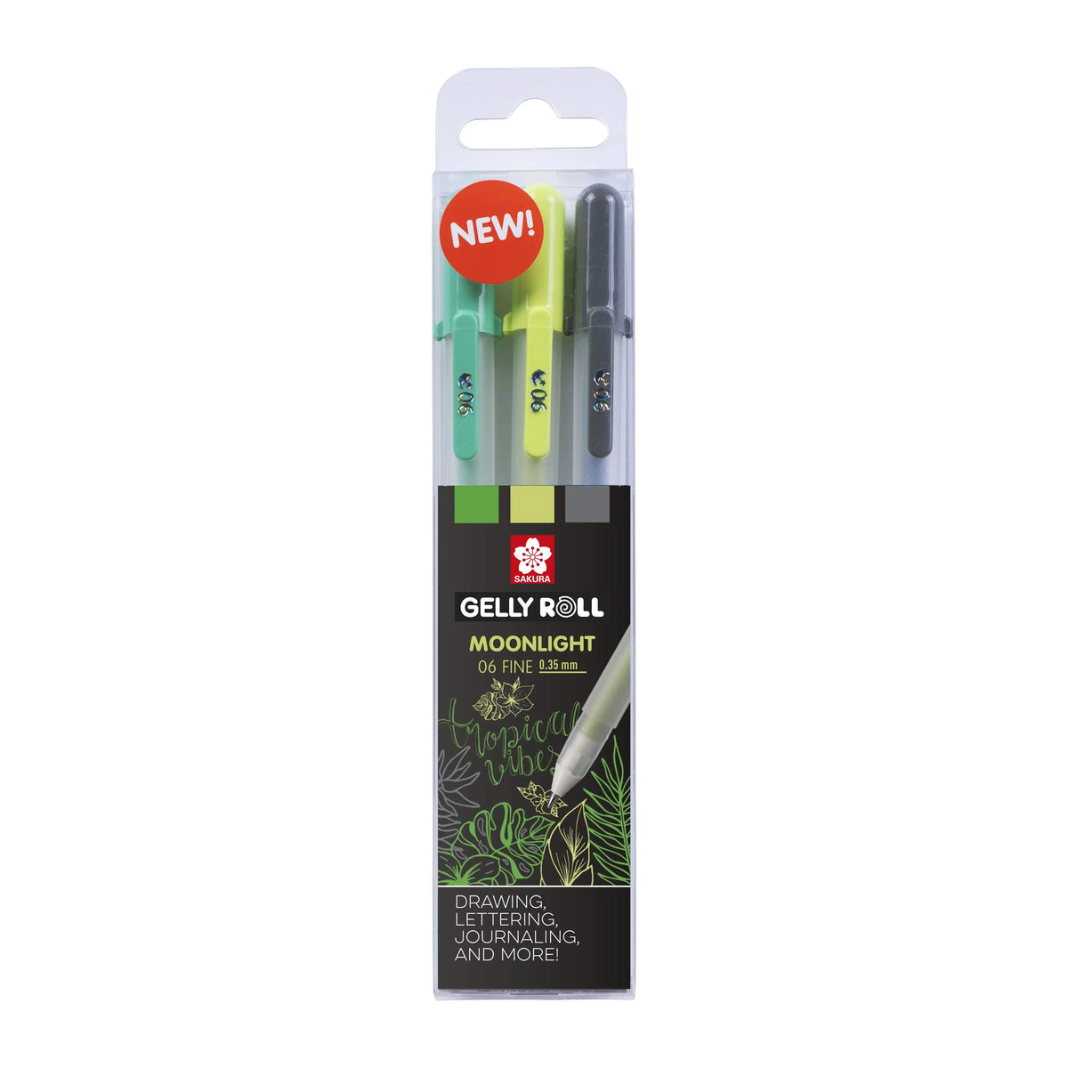 Sakura Einzigartige Kollektion mit 3 Gelly Roll Moonlight 06, Botanical - Kidis Art
