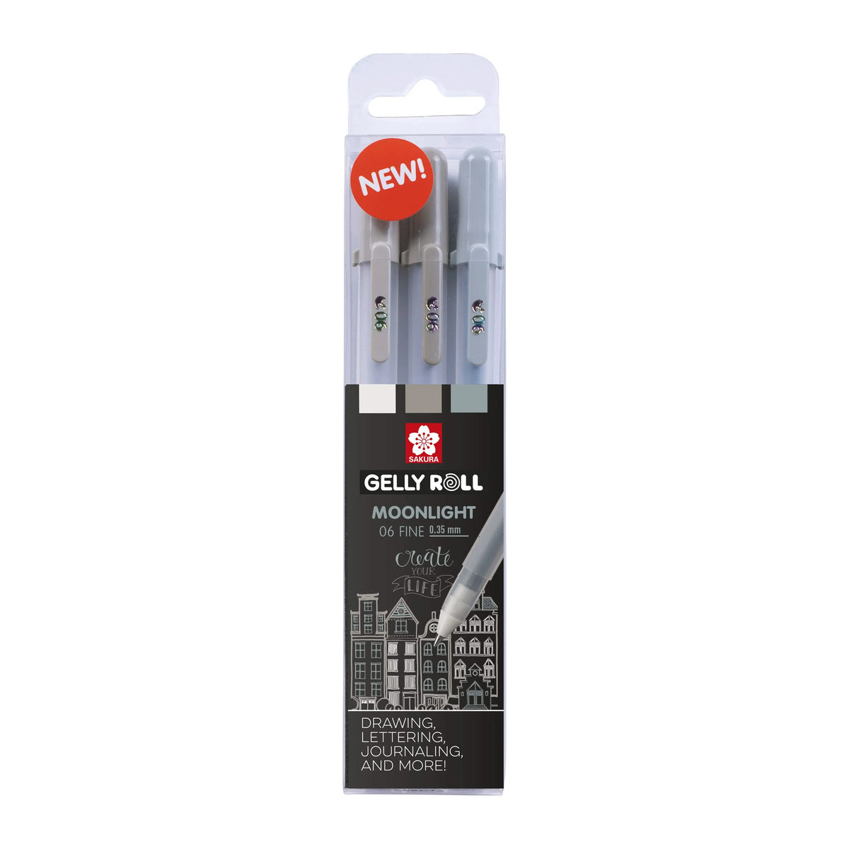 Sakura Einzigartige Kollektion mit 3 Gelly Roll Moonlight 06, Urban - Kidis Art