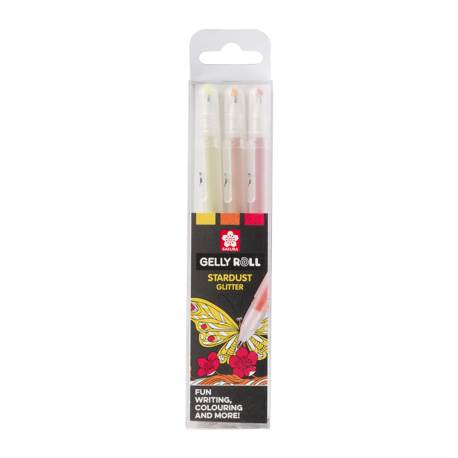 Sakura Einzigartige Kollektion mit 3 Gelly Roll Stardust, Happy
