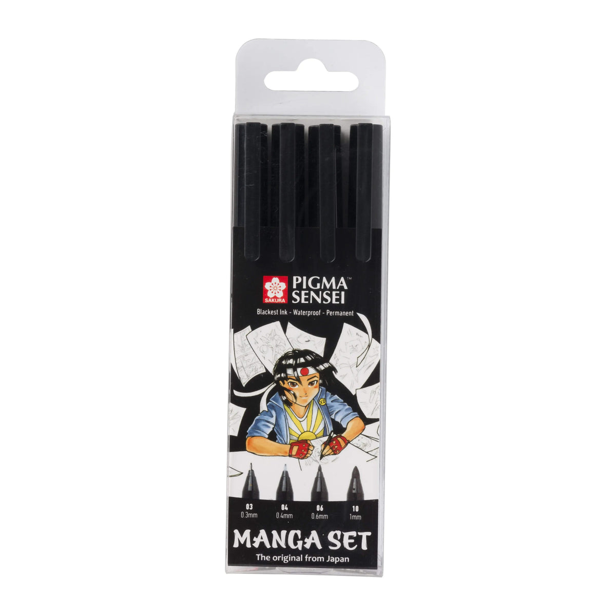 Sakura Einzigartiges Manga-Set mit 4 Pigma Sensei - Kidis Art