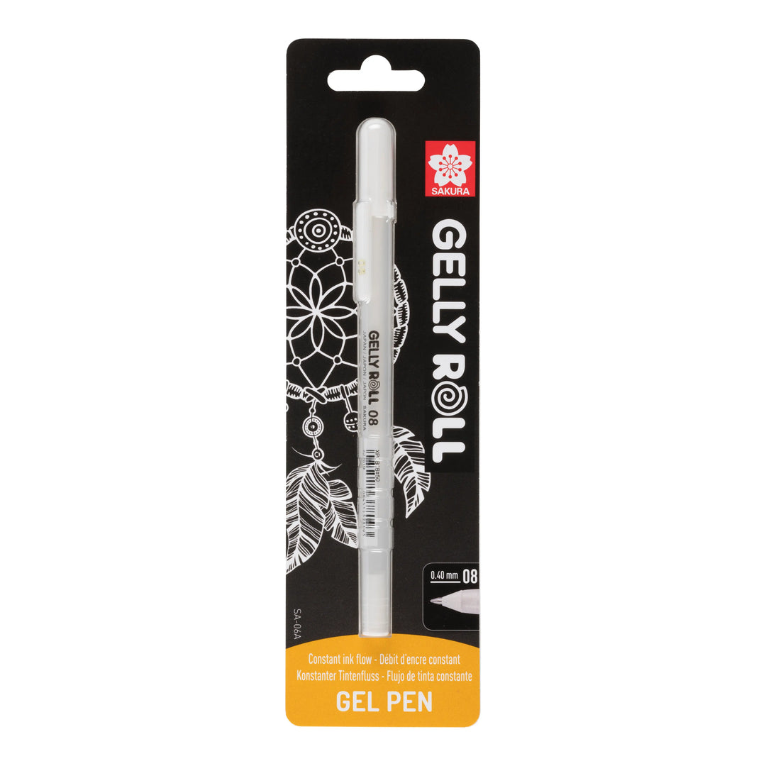 Sakura Gelly Roll 08, Hellweiß, Blisterpackung, 1 Stück