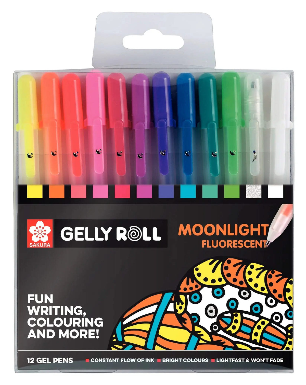 Sakura Gelly Roll Moonlight, 12-teiliges Set - Kidis Art