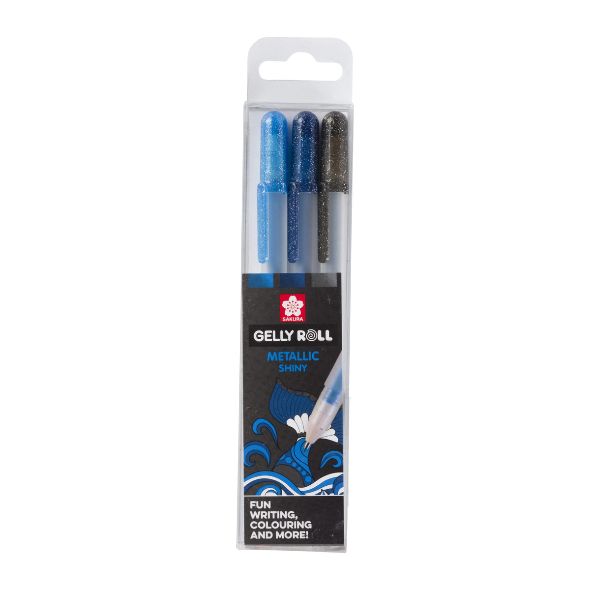 Sakura Gelstifte Gelly Roll Metallic Ocean, 3-teiliges Set - Kidis Art