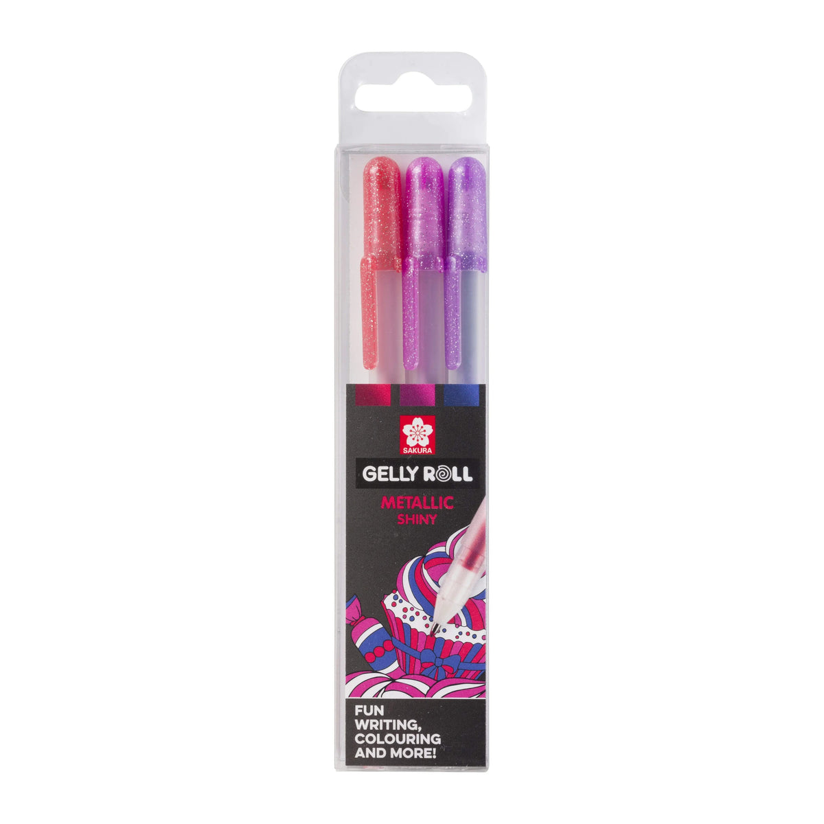 Sakura Gelstifte Gelly Roll Metallic Sweets, 3-teiliges Set - Kidis Art