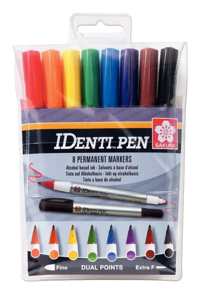 Sakura IDenti Pen Etui 8 Stück - Kidis Art