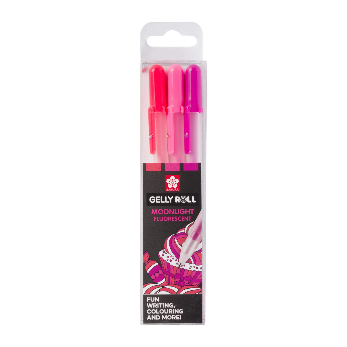 Sakura Moonlight-Gelstifte Sweets, 3-teiliges Set - Kidis Art