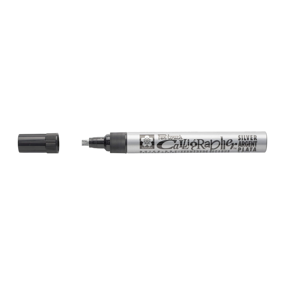 Sakura Pen-Touch Calligrapher Mittel Silber - Kidis Art