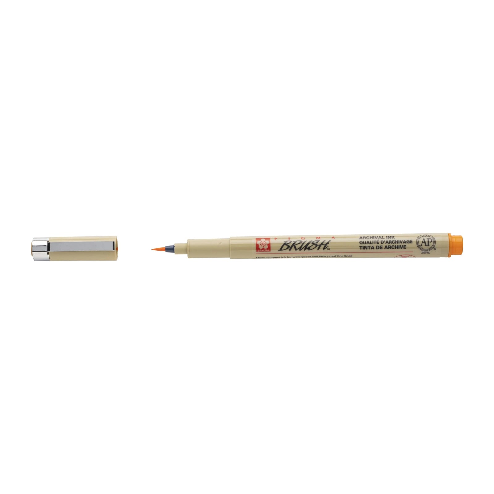 Sakura Pigma Brush Orange - Kidis Art
