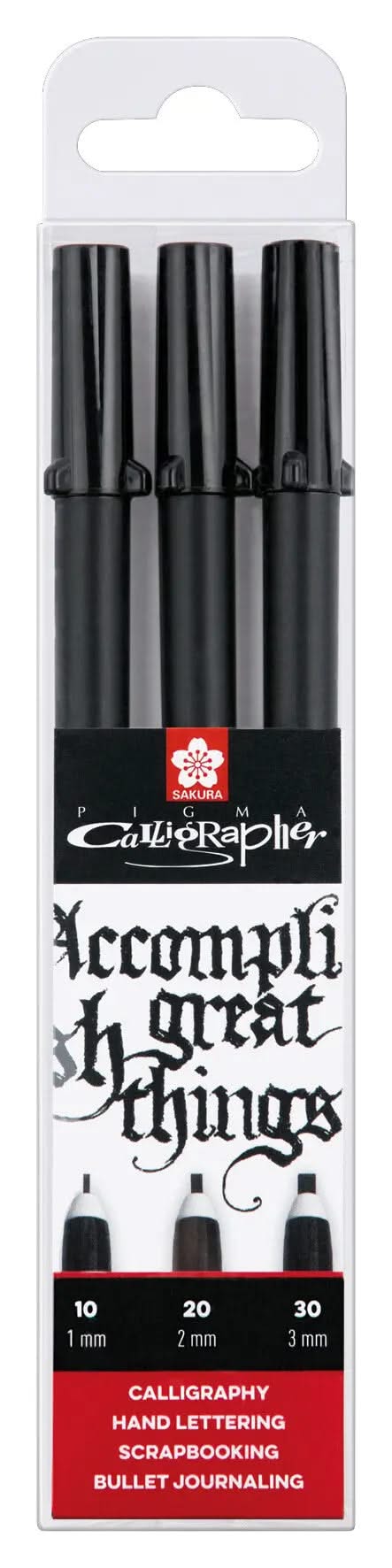 Sakura Pigma Calligrapher, 3-teiliges Set - Kidis Art