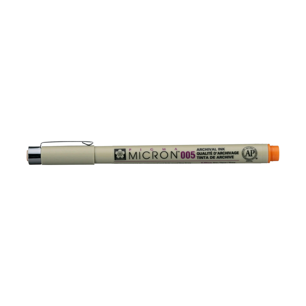 Sakura Pigma Micron 005 - 0.20 mm - Orange - Kidis Art