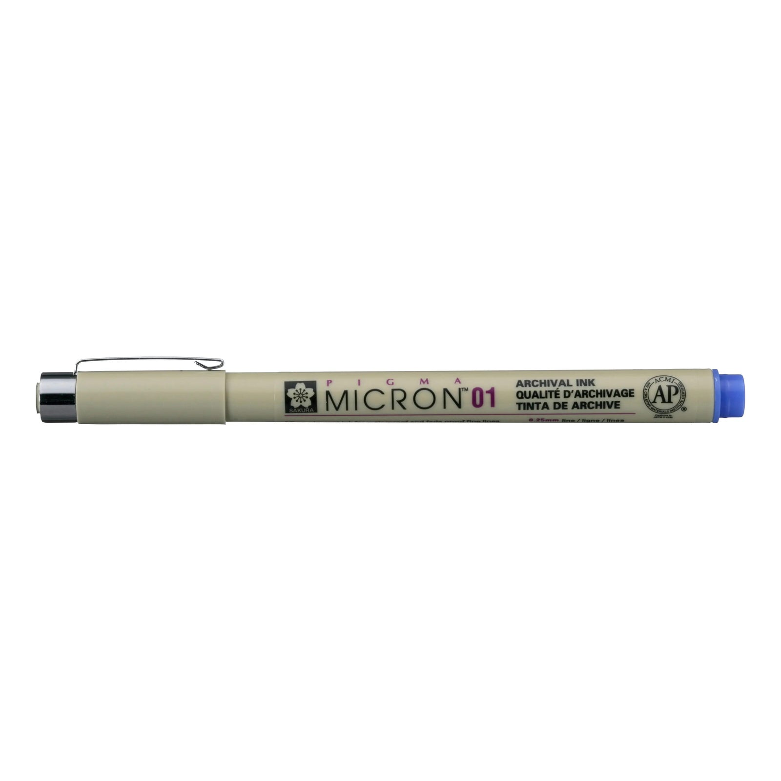 Sakura Pigma Micron 01 - 0.25 mm - Blau - Kidis Art