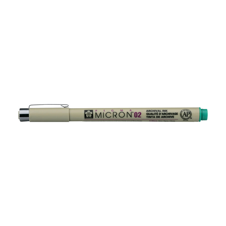 Sakura Pigma Micron 02 - 0.30 mm - Grün
